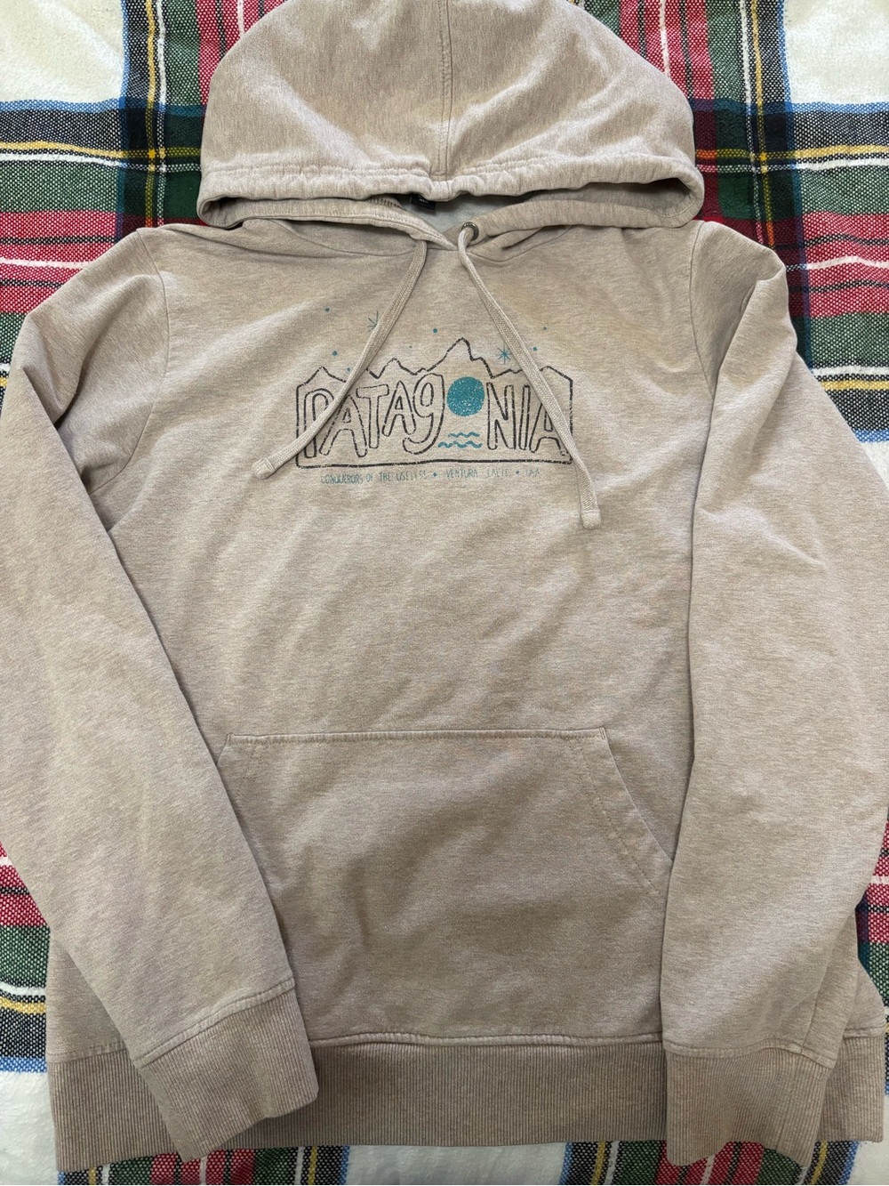 Patagonia Women’s Hooded Pullover Sweatshirt - Light Taupe - Picture 1 of 4